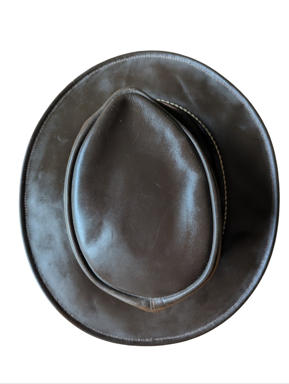 Kakadu Traders Australia Brown Cowhide Outback Hat - Classic Style